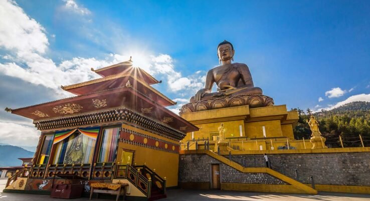 the-great-buddha-dordenma-is-sited-amidst-the-ruins-of-kuensel-phodrang